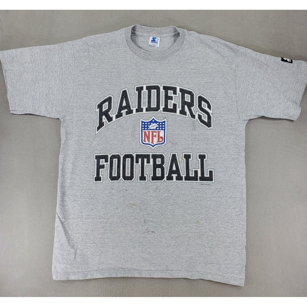Vintage Oakland Raiders NFL Football Starter 1995 T Shirt Size L Las Vegas Retro